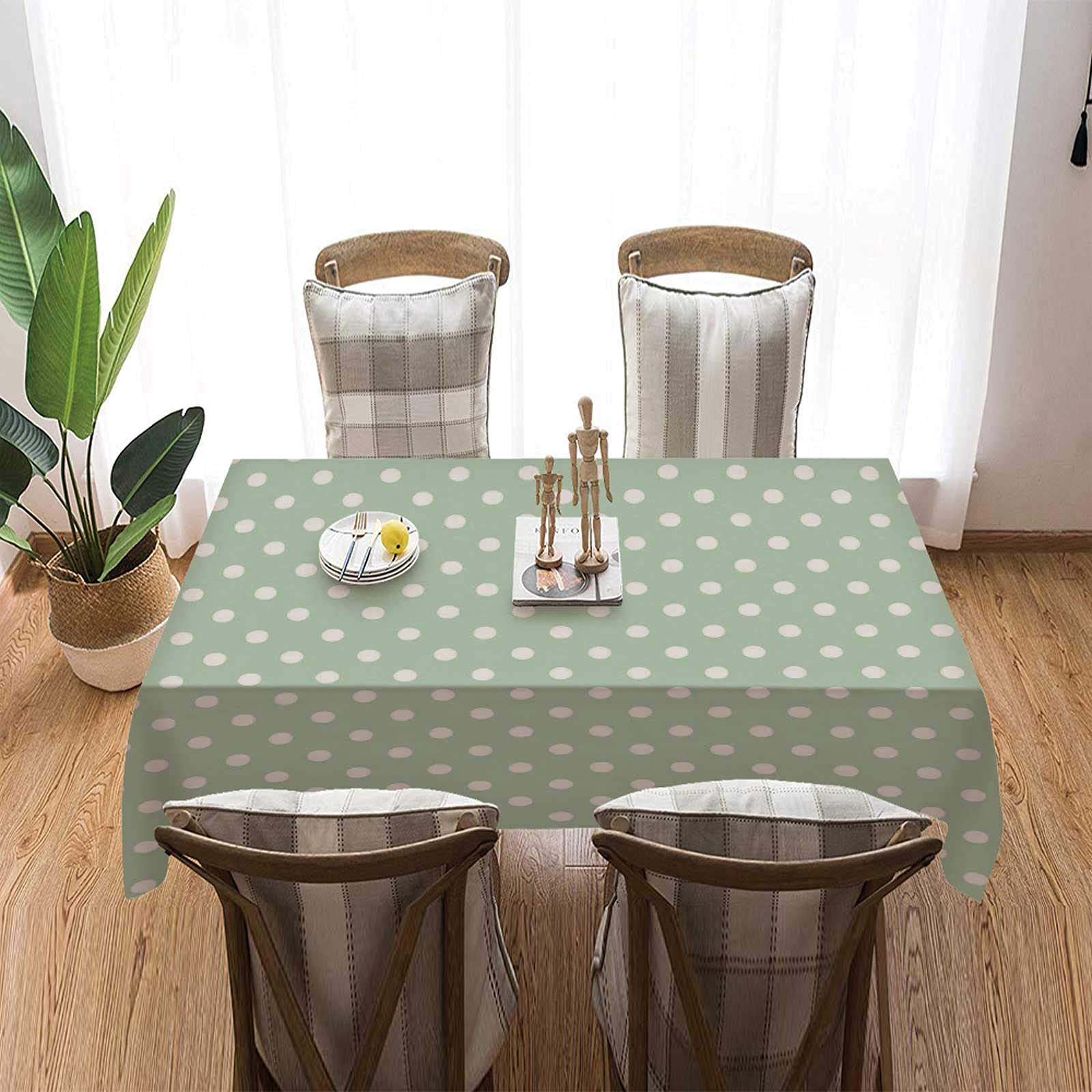 Amazon｜テーブルクロス ミント、ライトグリーンの新鮮な背景、ミント